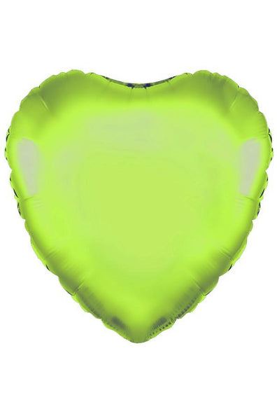 e-carnavalskleding-SYK Folie ballon hart lime groen nr. 18 45.7cm