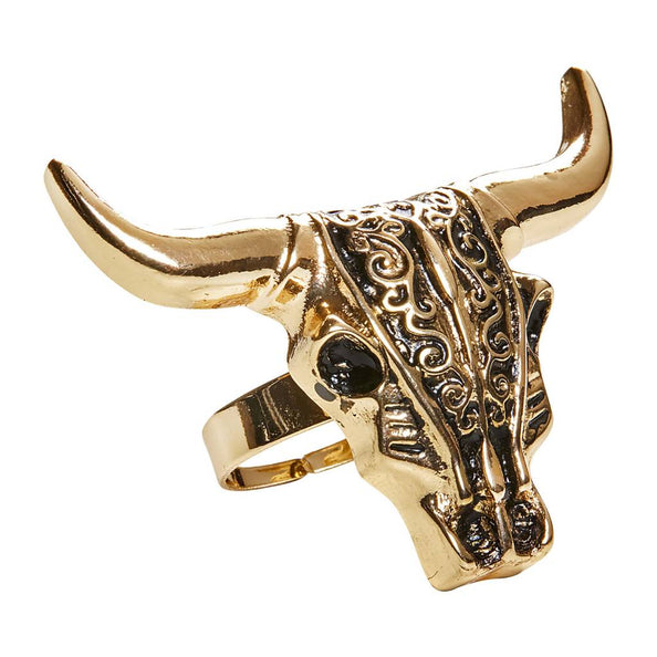 e-carnavalskleding-SYK Gouden buffalo ring cowboy