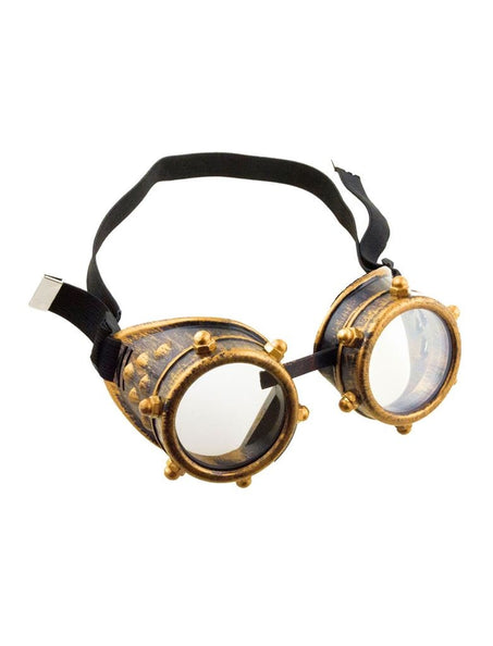 e-carnavalskleding-SYK Gouden steampunk bril