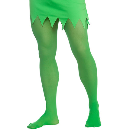 e-carnavalskleding-SYK Groene kerst elf panty XL