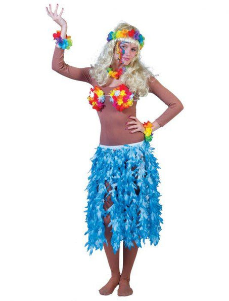 e-carnavalskleding-SYK Hawaii rok blauw