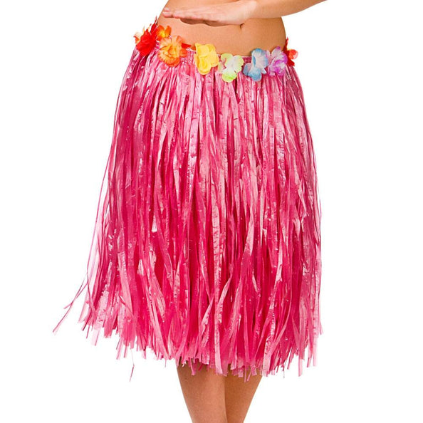 e-carnavalskleding-SYK Hawaii rok roze stro