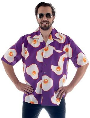 e-carnavalskleding-SYK Hawaii shirt Fred met ei print