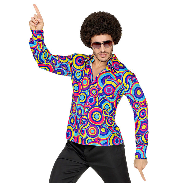 e-carnavalskleding-SYK Hippie shirt 70-jaren Groovy