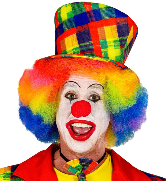 e-carnavalskleding-SYK Hoge hoed clown multi