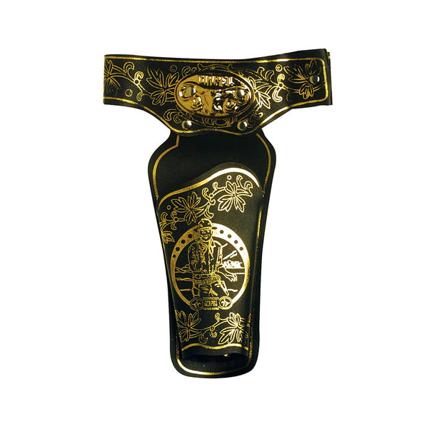 e-carnavalskleding-SYK Holster cowboy met gouden print