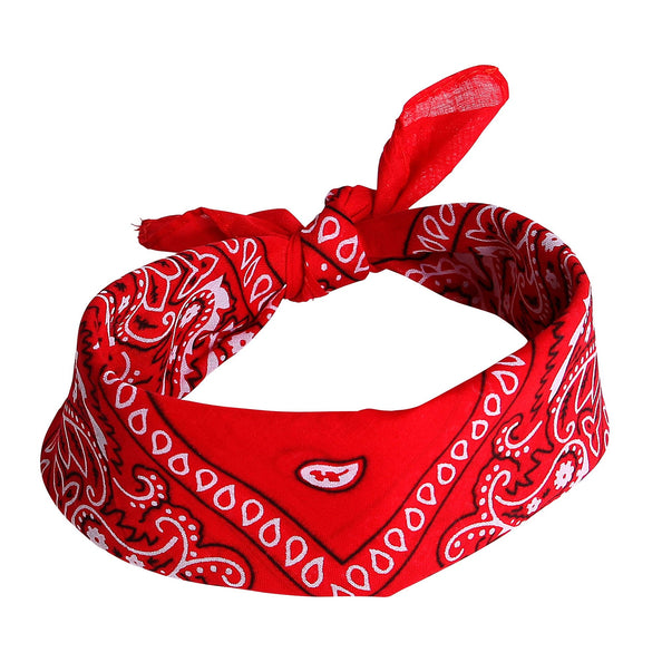 e-carnavalskleding-SYK Hoofdband bandana rood met motief