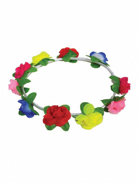 e-carnavalskleding-SYK Hoofdband Hawaii met bloemen