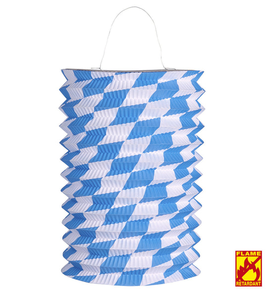 e-carnavalskleding-SYK Lampion Wit/Blauw Bv