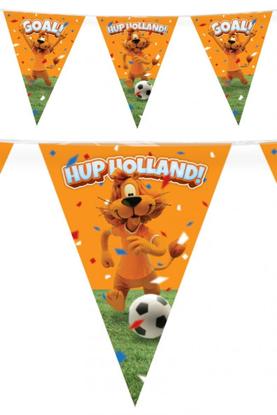 e-carnavalskleding-SYK Loeki vlaggenlijn Hup holland hup 10m