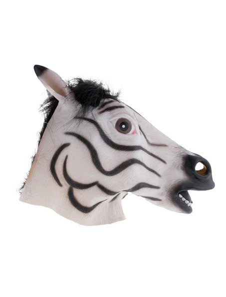 e-carnavalskleding-SYK Masker zebra latex