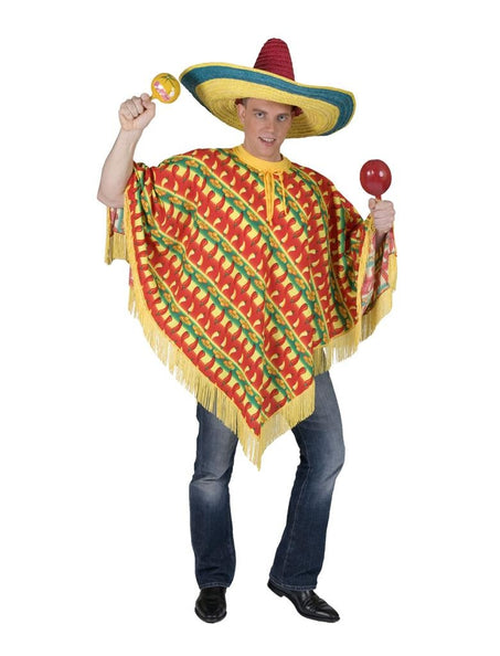 e-carnavalskleding-SYK Mexicaanse Poncho Amigo