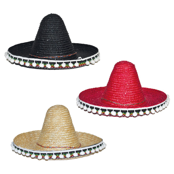 e-carnavalskleding-SYK Mexicaanse sombrero kind  25cm