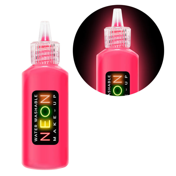 e-carnavalskleding-SYK Neon roze make up op waterbasis