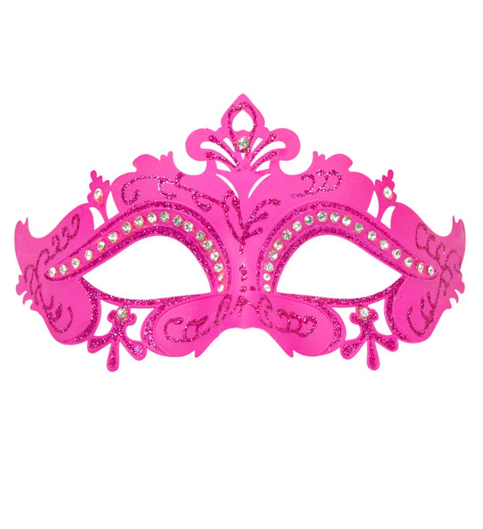 e-carnavalskleding-SYK Oogmasker Venetie Met Stenen Rose