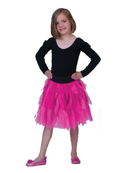 e-carnavalskleding-SYK Petticoat neon roze Lili kind