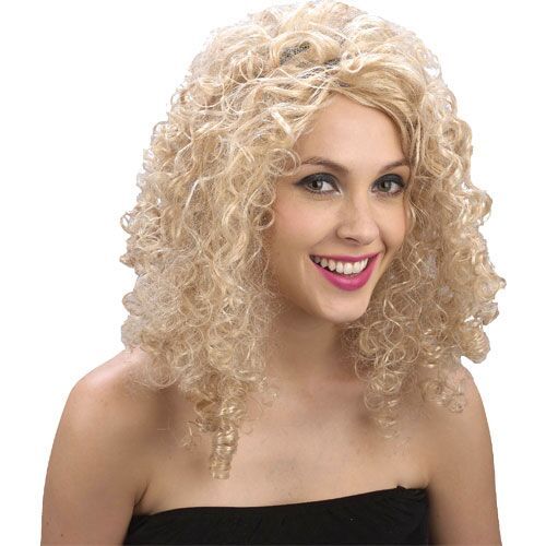 e-carnavalskleding-SYK Pruik Curly Stephie in blond