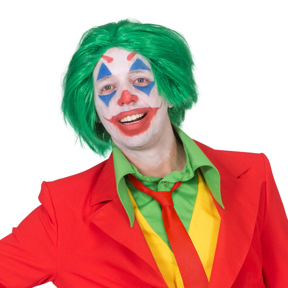 e-carnavalskleding-SYK Pruik Joker groen