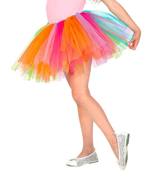 e-carnavalskleding-SYK Regenboog tutu kinderen