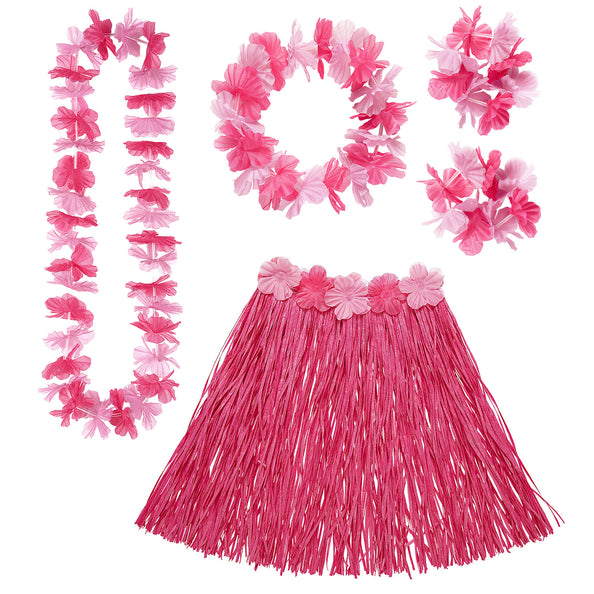 e-carnavalskleding-SYK Roze Hawaii set Tropical Danny