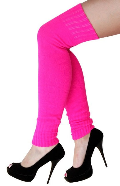 e-carnavalskleding-SYK Roze knee-over beenwarmers  pink