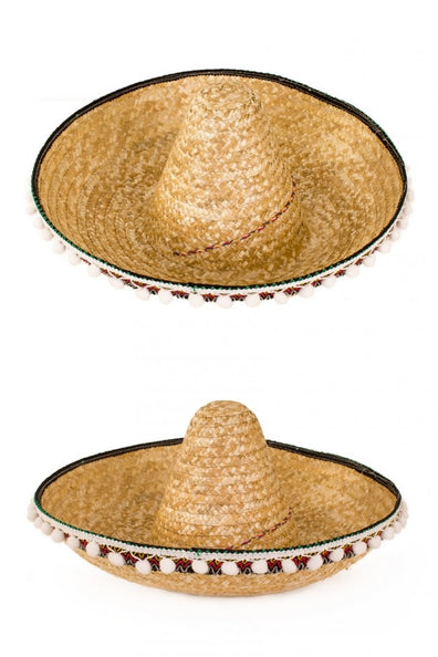 e-carnavalskleding-SYK Sombrero luxe 45 cm met balletjes