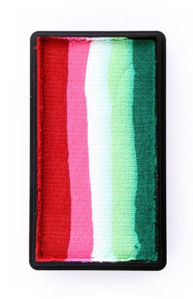 e-carnavalskleding-SYK Splitcake rood-roze-wit-lime-groen 28gram