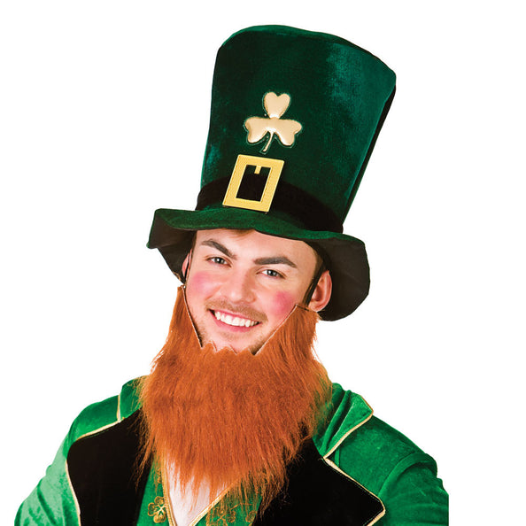 e-carnavalskleding-SYK St Patricks hoge hoed met baard