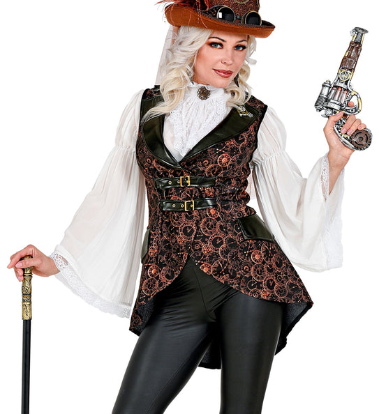 e-carnavalskleding-SYK Steampunk vestje dames