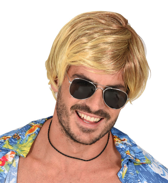 e-carnavalskleding-SYK Surfer pruik blond tropical danny