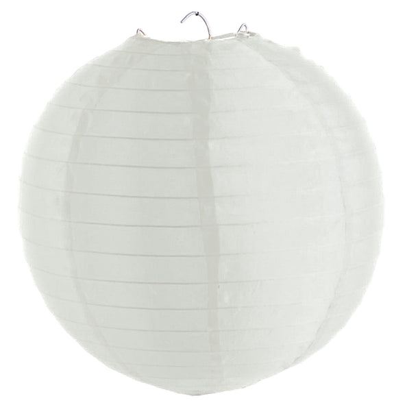 e-carnavalskleding-SYK Witte lampion nylon 50cm