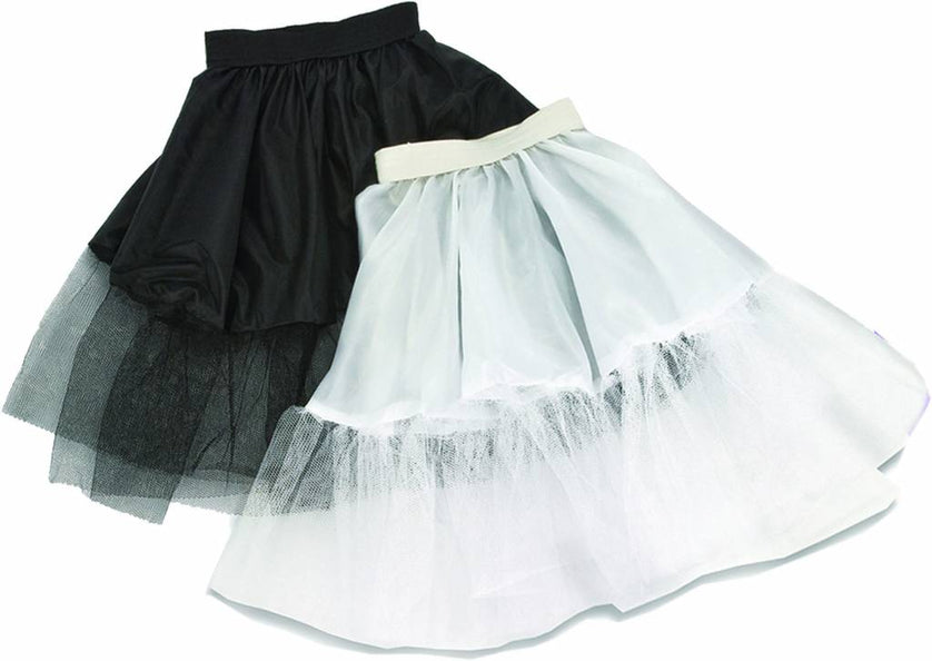 e-carnavalskleding-SYK Witte petticoat 55cm