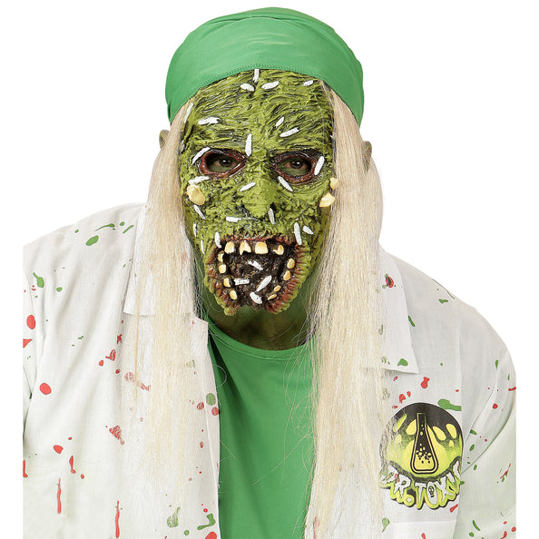 e-carnavalskleding-SYK Zombiemasker toxic met haar