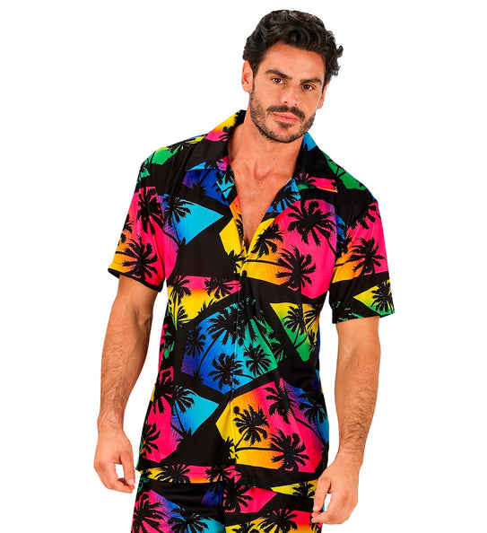 e-carnavalskleding-SYK Zomer partyshirt Palmtrees